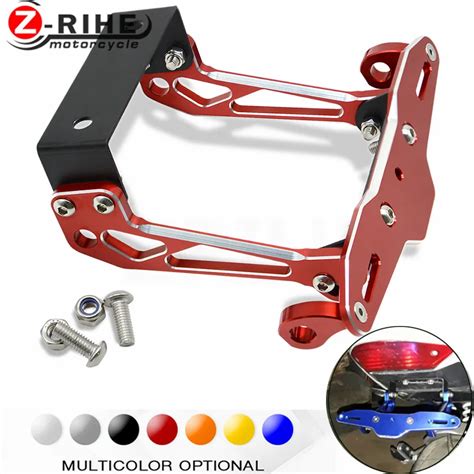 Aliexpress Buy Motorbike Adjustable Angle Aluminum License Number