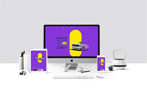 Agency Layout on Behance