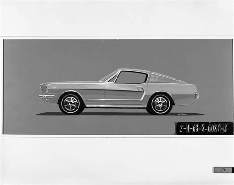 Early Ford Mustang Design Sketches, Clay Models Give Us History Lesson