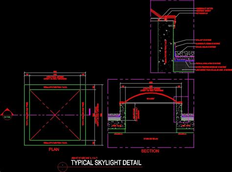 Skylight DWG Block for AutoCAD • Designs CAD