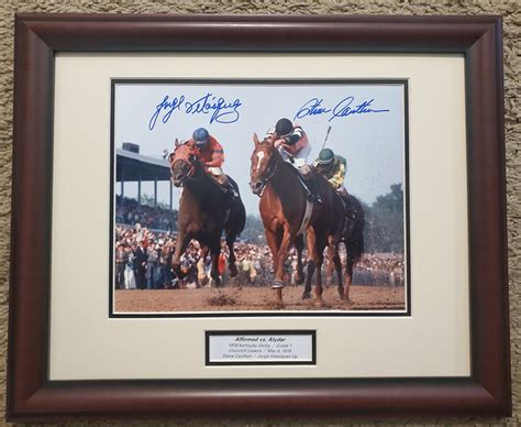 Affirmed Alydar 1978 Kentucky Derby Photo 8x10 Double Signed And