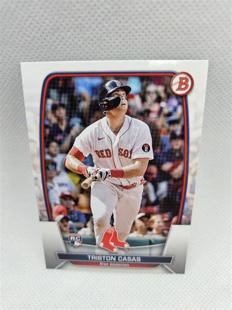 Triston Casas 2023 Bowman Rookie Card Rc 2 Red Sox Ebay