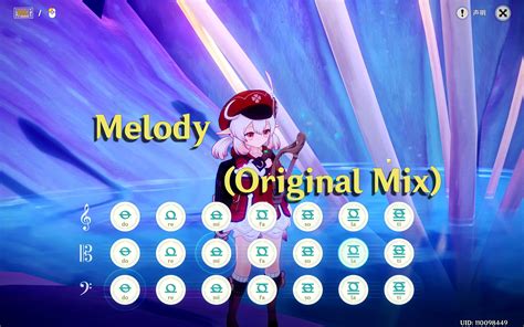 《melody》 Original Mix（原神演奏）附谱 哔哩哔哩