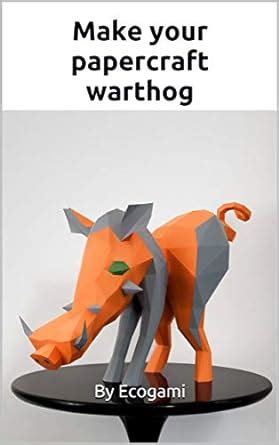 Make Your Papercraft Warthog D Puzzle Paper Sculpture Papercraft