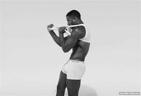 Michael B Jordan Posing In Sexy Calvin Klein S Underwear Gay Male