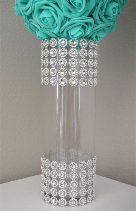 RHINESTONE VASE Wedding Centerpiece Vase Bling Vase Etsy Canada