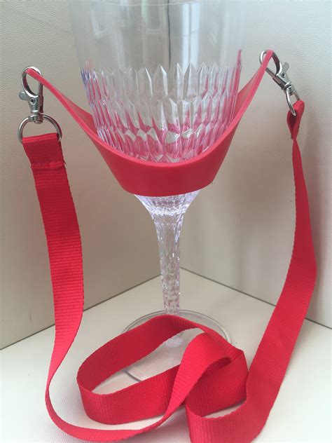 Wine Glass Lanyard Etsy Uk