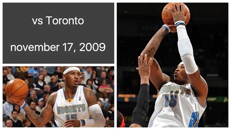 Carmelo Anthony Pts Vs Toronto Raptors Highlights November