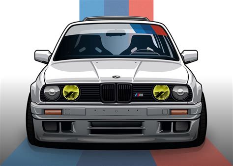 Bmw M30 E30 M3 Series Poster Picture Metal Print Paint By Flux Lab Displate