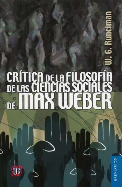 Libro Crítica De La Filosofía De Las Ciencias Sociales De Max