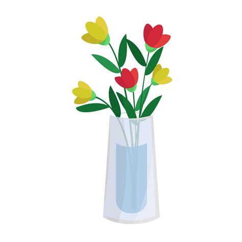 Flower in Vas Illustration 24596360 PNG