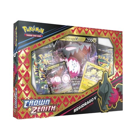 Pre Order Crown Zenith Regidrago V Box Pokémon Tcg