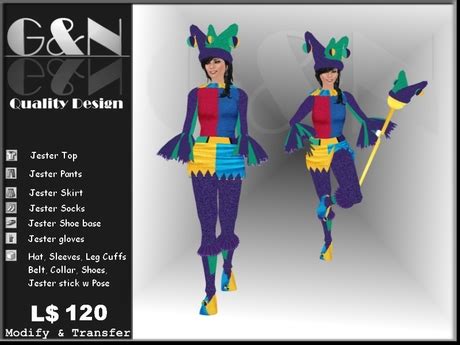 Second Life Marketplace - Jester Outfit