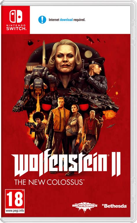 ≡ Wolfenstein II: The New Colossus (русская версия) (Nintendo Switch ...