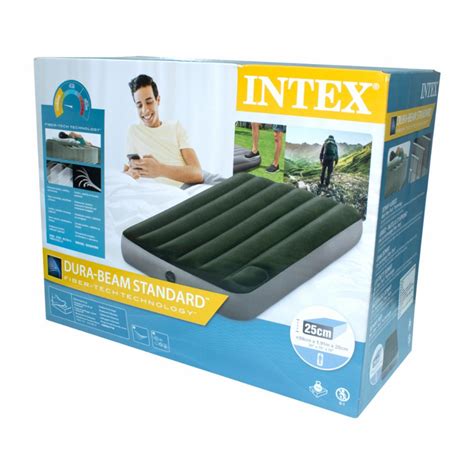 Colch N Inflable Dura Beam Airbed Intex Portable Supermaxi