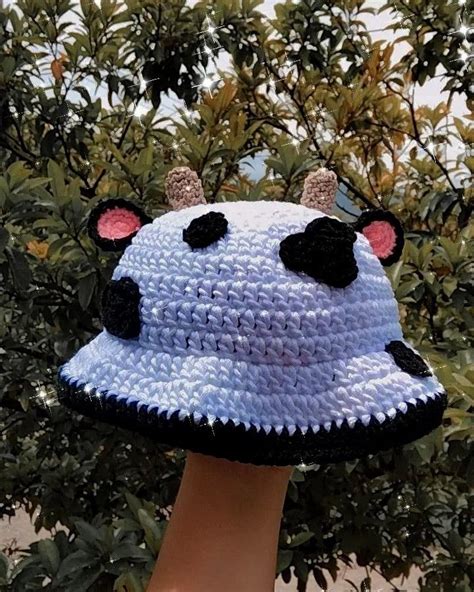 Gorrito De Crochet De Vaquita Cute Crochet Kawaii Crochet Crochet Cow