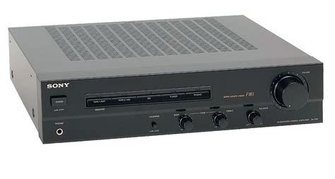 Sony Ta F Stereo Integrated Amplifier Manual Hifi Engine