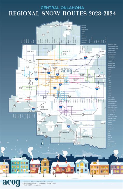 OKC Region Printable Snow Route Map (Download Now) | Association of ...