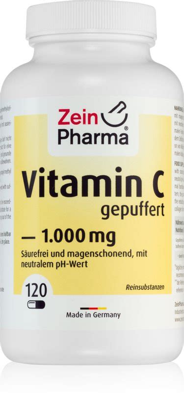 ZeinPharma Vitamin C gepuffert 1000 mg Kapseln zur Stärkung des