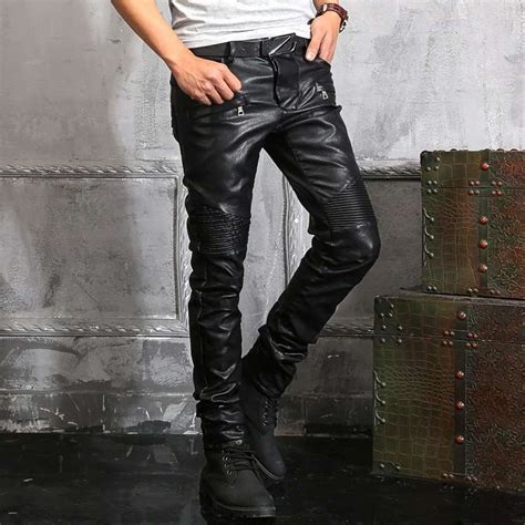 Motorcycle Leather Pants CAFE RACER GARAGE