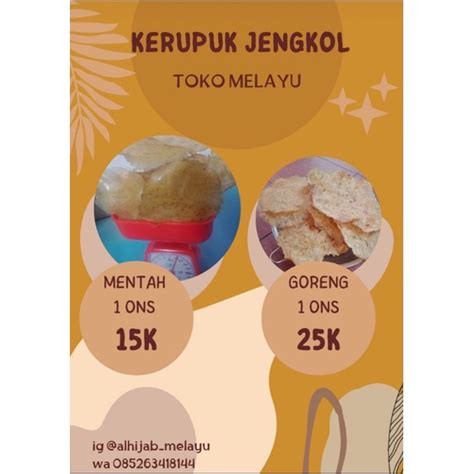 Jual Kerupuk Jengkol Karupuak Jariang Shopee Indonesia