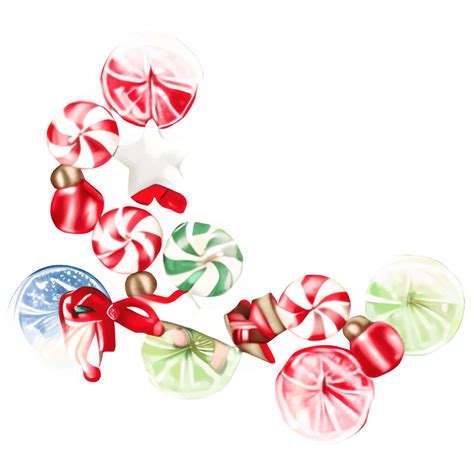 Christmas Candy Border · Creative Fabrica