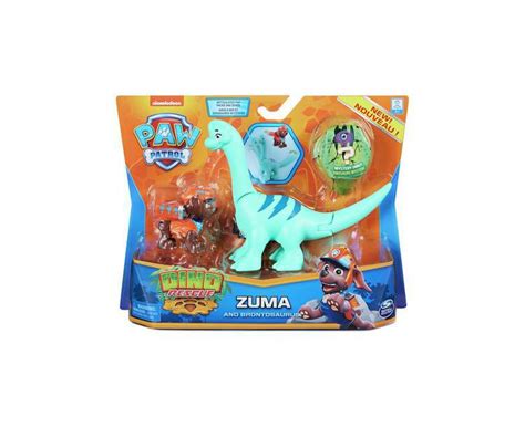 Paw Patrol Dino Rescue Zuma And Brontosaurus Figure Set | Catch.com.au