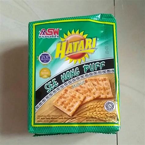 Jual Hatari Crackers See Hong Puff Sugar Pack Gr Shopee Indonesia