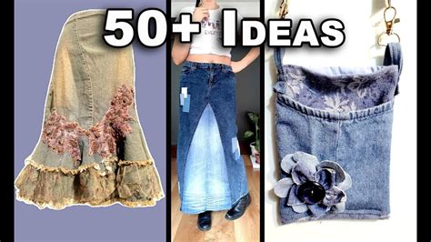 50 Ideas For Skirts Made With Upcycled Materials Ep 11 Youtube