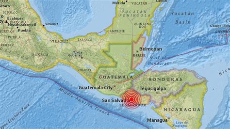 TIEMBLA CENTROAMÉRICA Sismo de magnitud 4 sacude capital de El