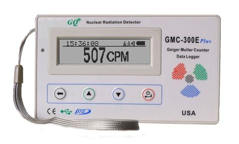 Gq Gmc 300e Geiger Counter Nuclear Radiation Detector Data Recorder Beta Gamma X Ray