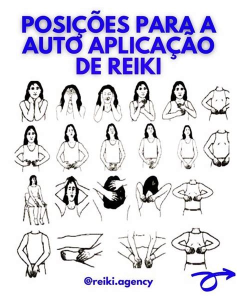 Dicas Reiki On Instagram Posi Es Para Auto Aplica O De Reiki