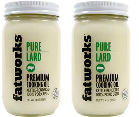 Amazon Pure Pork Lard Free Range Pasture Raised Oz Jars