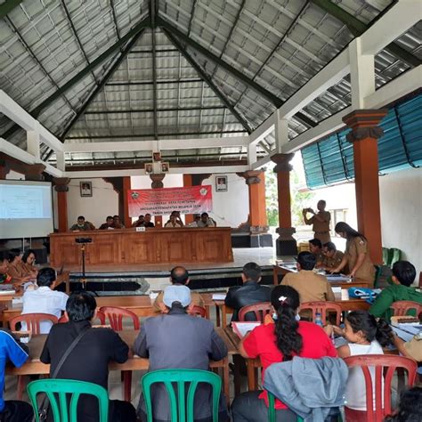 Rapat Sosialisasi APBDes Tahun Anggaran 2020 Dan Musdes Laporan