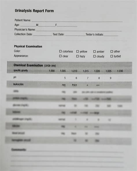 Solution Urinalysis Manual Report Form Studypool