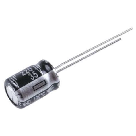 Panasonic F Vdc Aluminum Electrolytic Capacitor Through