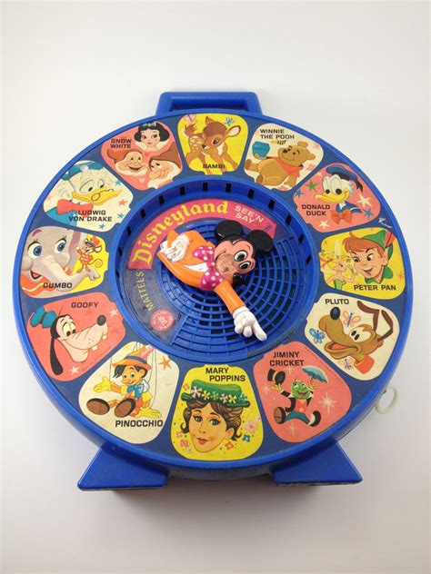 Disneyland SEE n SAY Mattel 1960s childs toy vintage decor