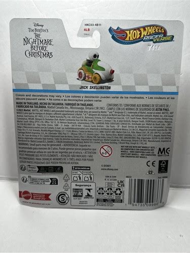 Hot Wheels Character Cars Disney The Nightmare Before Christmas Jack