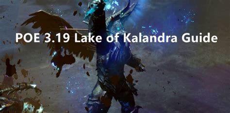 POE 3 19 Lake Of Kalandra Guide Mirrored Tablets Rewards Running