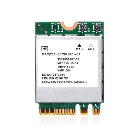 Сетевая карта Realtek RTL8822CE для Lenovo WiFi Беспроводная ...