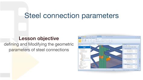 Edilus Tutorial Steel Connection Parameters Acca Software Youtube