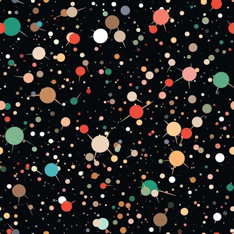 Premium AI Image | A colorful background with dots and dots and dots.