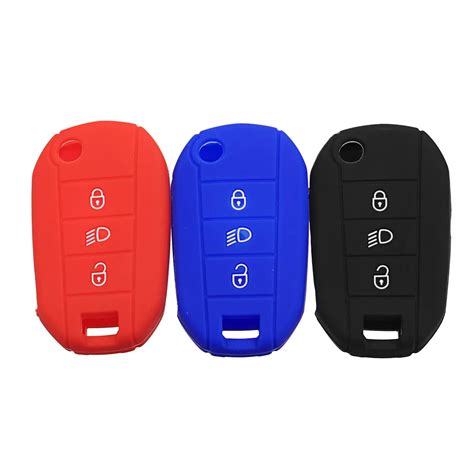 3 Buttons Silicone Key FOB Case Cover Silica Gel Protective Shell For