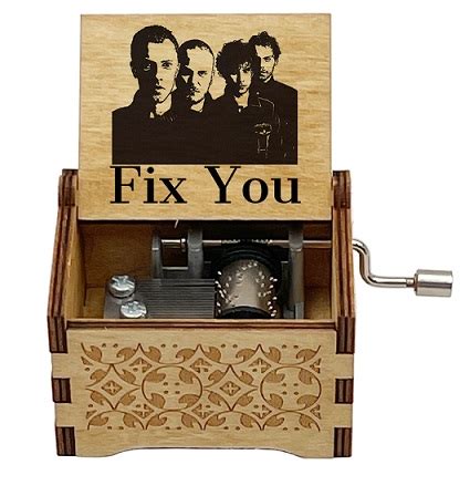 Caja Musical Coldplay Fix You La Cajita Roja