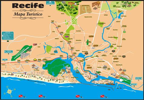 Mapa Do Recife Pernambuco