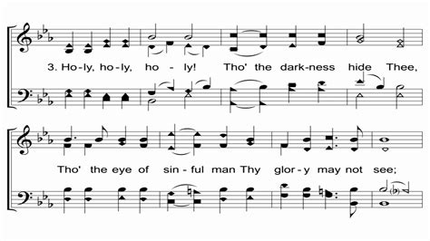 Holy Holy Holy A Cappella Hymn Youtube