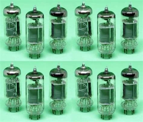 12 pcs x 6F4P 6Ф4П 6DX8 6DQ8 ELC84 USSR Tube Triod Pentode NEW