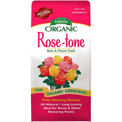 Espoma Organic Rose-Tone Plant Food, 4-3-2 Fertilizer, 8 lb. - Walmart.com
