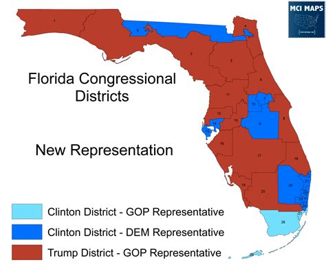 Florida Congressional Districts Map 2018 Free Printable Maps - Map