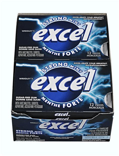 Excel Sugar Free Gum - Variety of Flavors - Imported From Canada